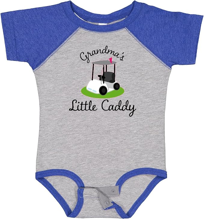 inktastic Grandma's Little Caddy Golf Baby Bodysuit by Inktastic