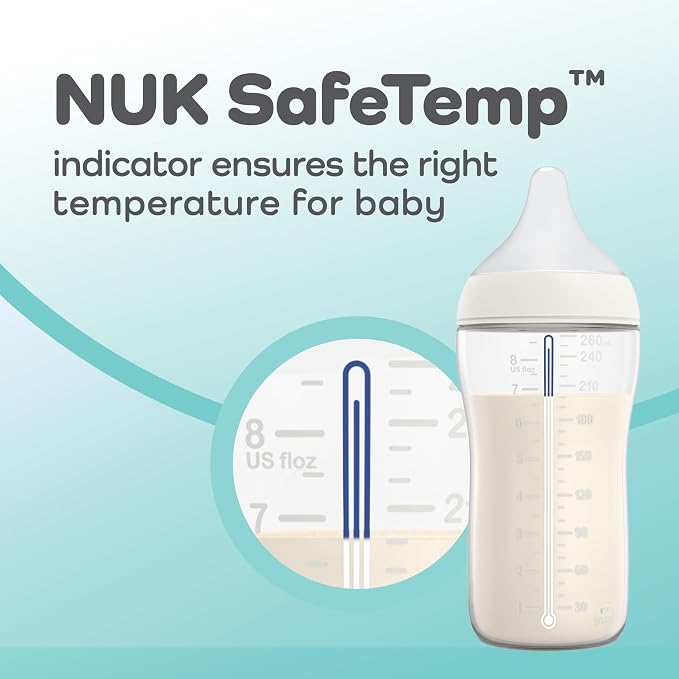 NUK Perfect Match Slow Flow 2-in-1 Natural and Anti-Colic Bottle, 4 Pack - Image 8