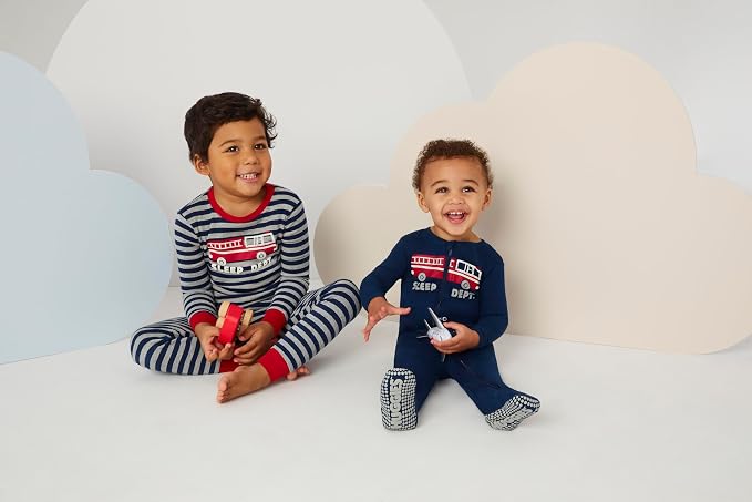HUGGIES unisex-baby 3-pack Footed Coverall Pajamas - Image 5