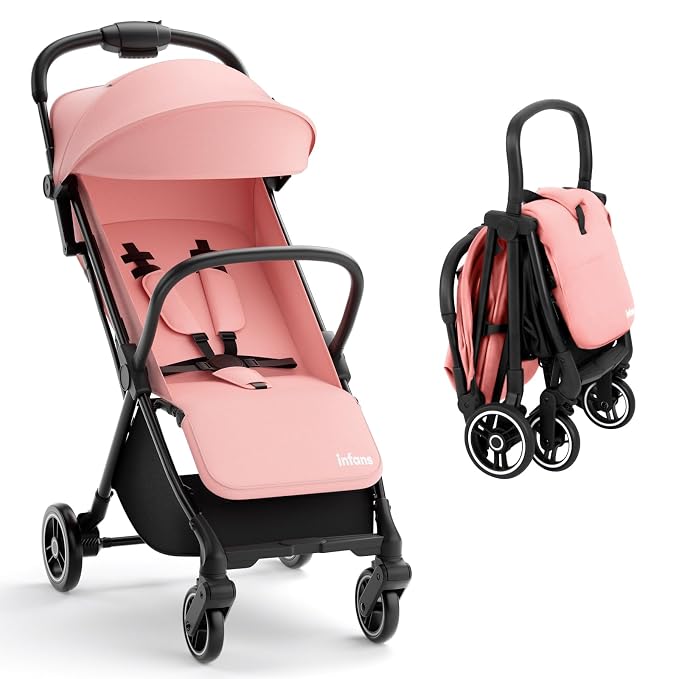 INFANS Lightweight Baby Stroller, Ultra-Compact Fold Airplane Ready Travel by INFANS