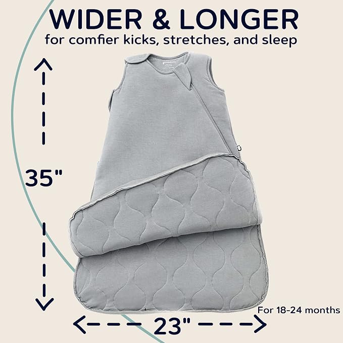 GUNAMUNA günamüna Unisex Baby, Toddler Wearable Blanket, Sleeping Bag Bamboo - Image 4