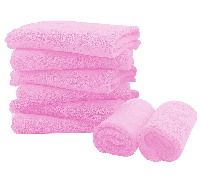8 Pack Burp Cloths for Baby by Spotted+Play