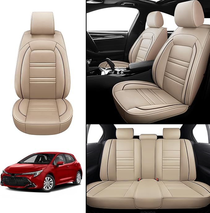 Seat Covers for Toyota Corolla 1997-2025 | 5-Seats Leather Seat Covers - Image 2