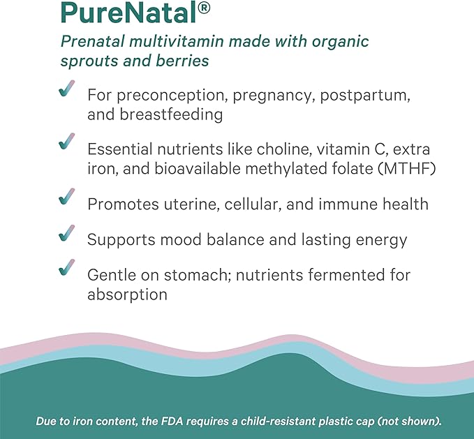PURE SYNERGY PureNatal Prenatal Vitamins | Vegan Supplement Made - Image 4