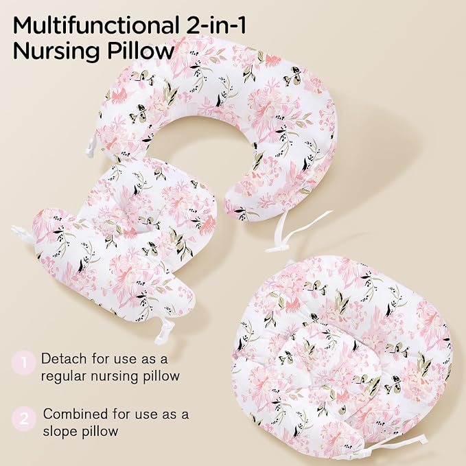 Little Grape Land Nursing Pillow, 3pk Baby Support Pillow - Image 7