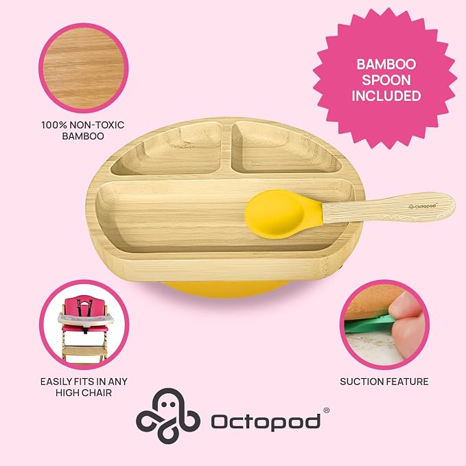 Abiie Octopod Bamboo Dish - Image 2