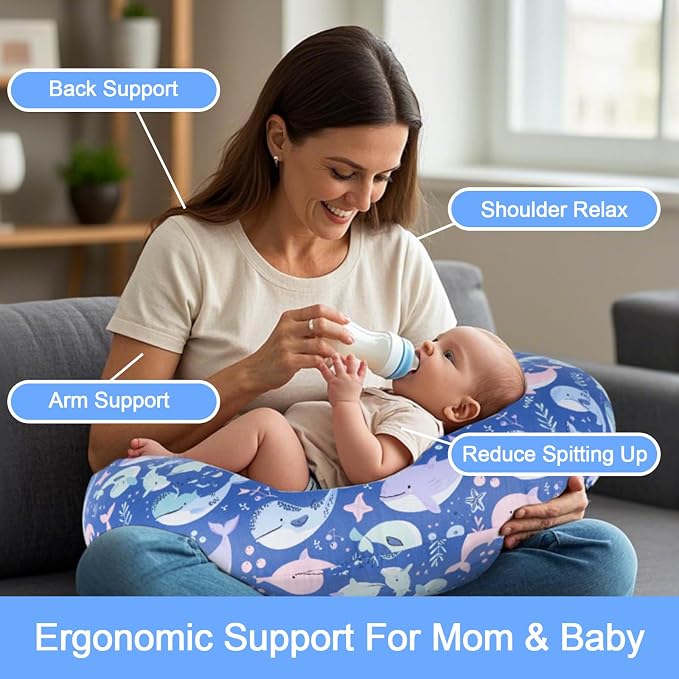 Nursing Pillow, Breastfeeding Pillows - Image 3
