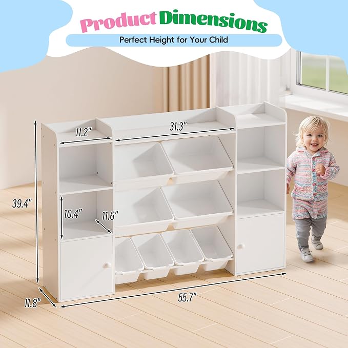 Large Kids Toy Storage Organizer, Toy Organizers and Storag - Image 2