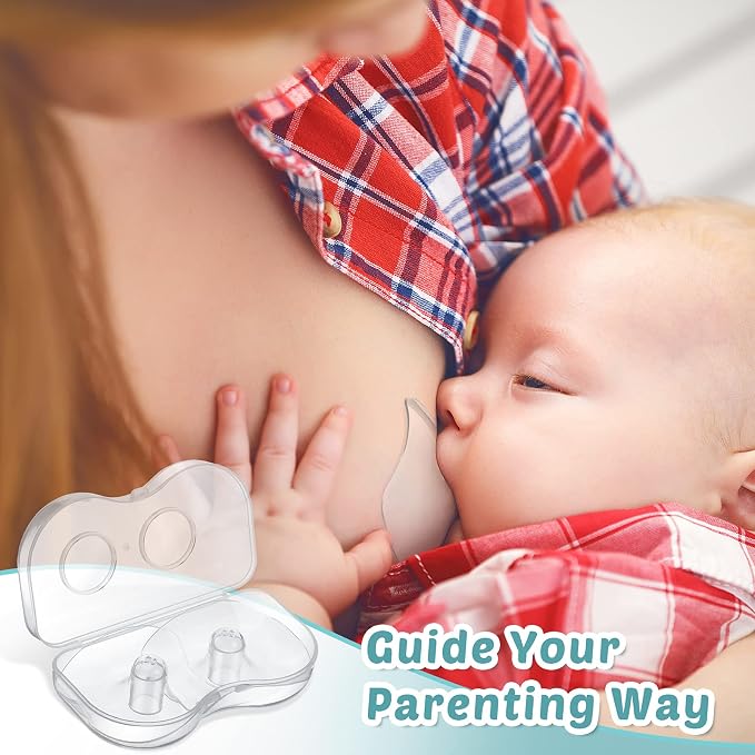 Nuanchu 8 Pcs Nipple Shields for Nursing Newborn Breastfeeding 20 mm 15 mm - Image 5