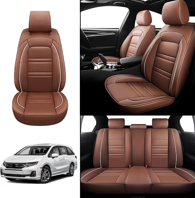 Seat Covers for Honda Odyssey 2005-2025 | 5-Seats Leather Seat Covers - Image 2