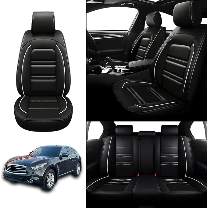 Seat Covers for Infiniti fx35 2003-2012 | 5-Seats Leather Seat Covers - Image 2