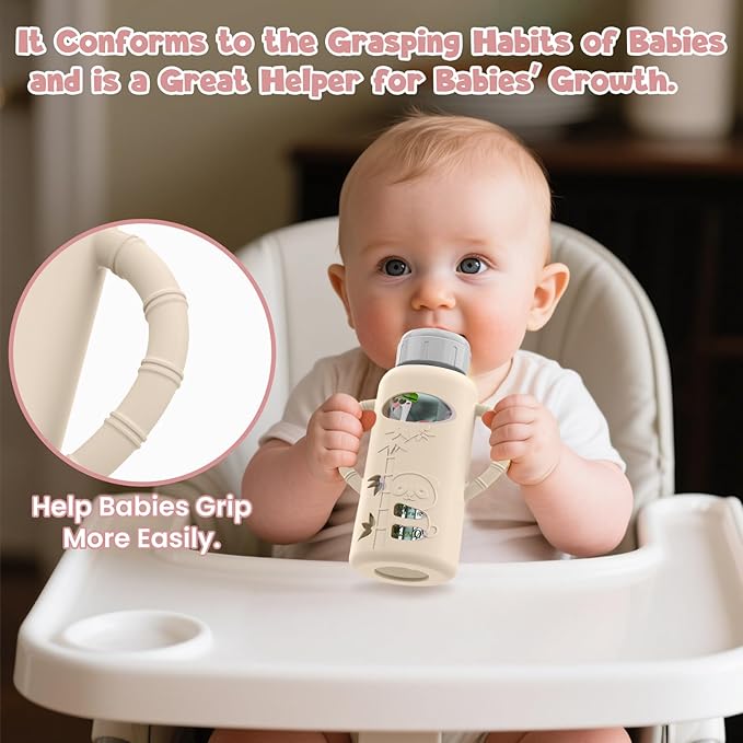 3 PCS Dr Brown Glass Bottles Silicone Sleeves, Compatible - Image 3