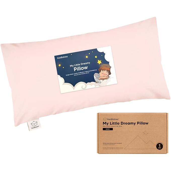 Toddler Pillow with Pillowcase by KeaBabies