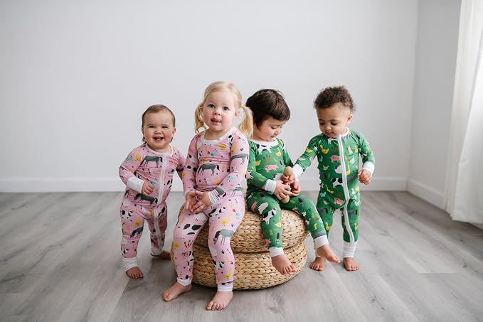 Little Sleepies Pajamas for Baby Boys & Girls, Viscose from Bamboo Baby Pajamas - Image 9