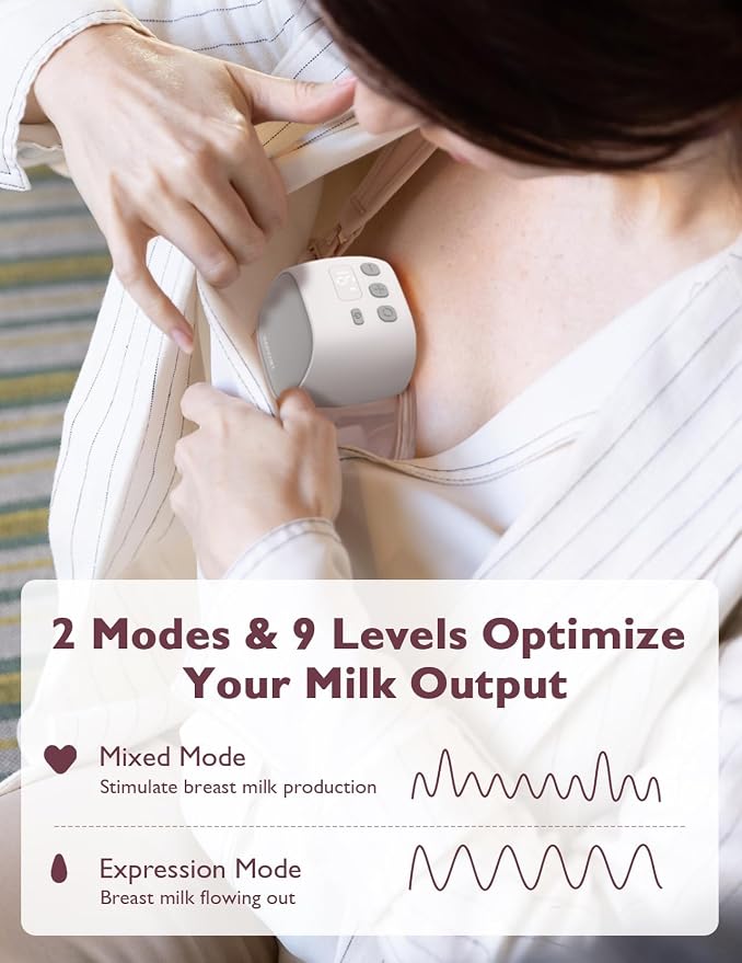 Momcozy S9 Pro Upgraded Wearable Breast Pump, Hands-Free Design - Image 2