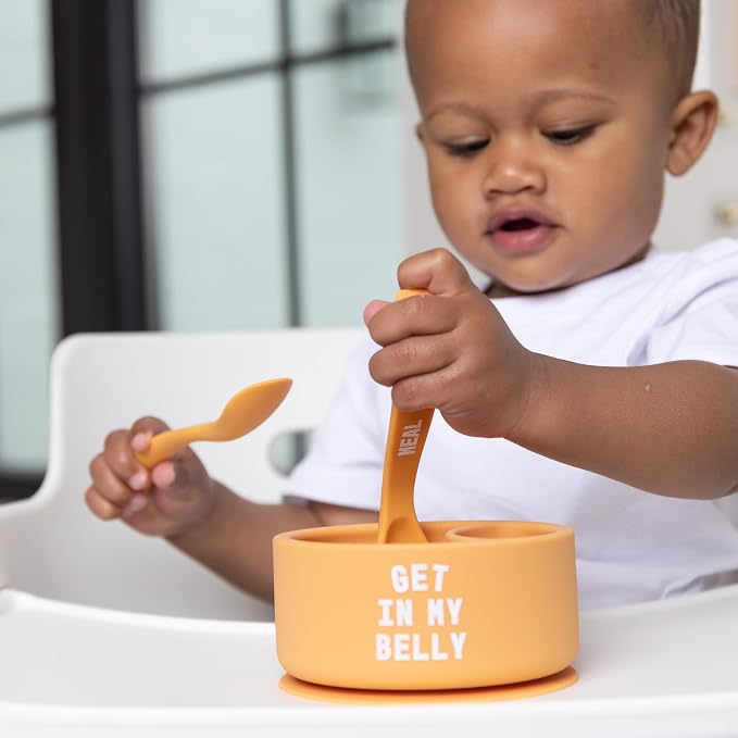 Bella Tunno Silicone Suction Bowl & Spoons - Image 5