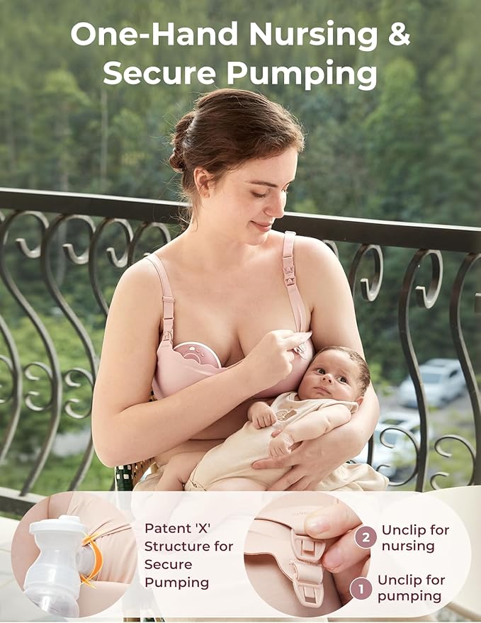 Momcozy 4-in-1 Hands-Free Pumping Bra - Image 3