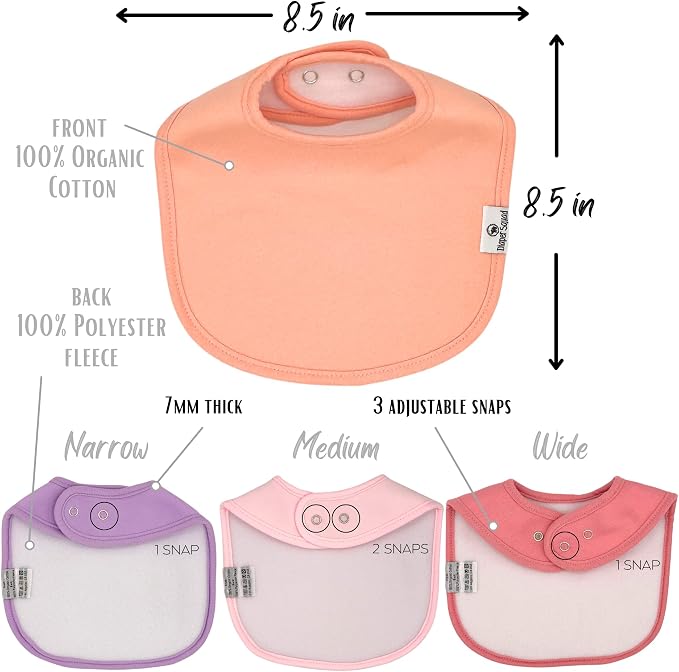 DiaperSquad's Baby Bibs for Drooling and Teething, Bibs for Boys, Baby Girl - Image 4