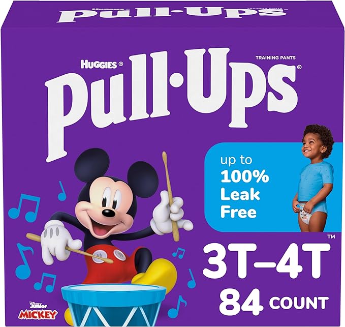 Pull-Ups Boys' Potty Training Pants, Size 3T-4T Training Underwear by Pull-Ups