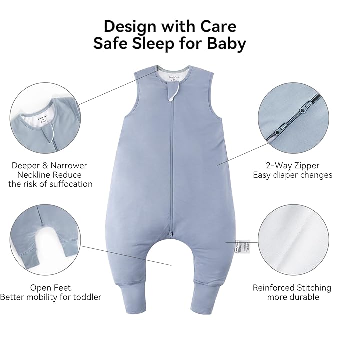 BubblePanda Rayon Made from Bamboo Toddler Sleep Sack - Image 3