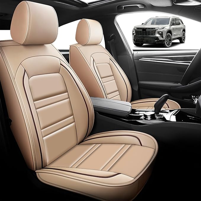 Seat Cover for Chevy Traverse 2009-2025 | Car Seat Covers Front Seats, - Image 2