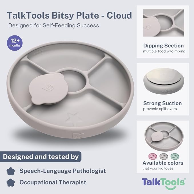 TalkTools Bitsy Silicone Baby Suction Plate - Image 3