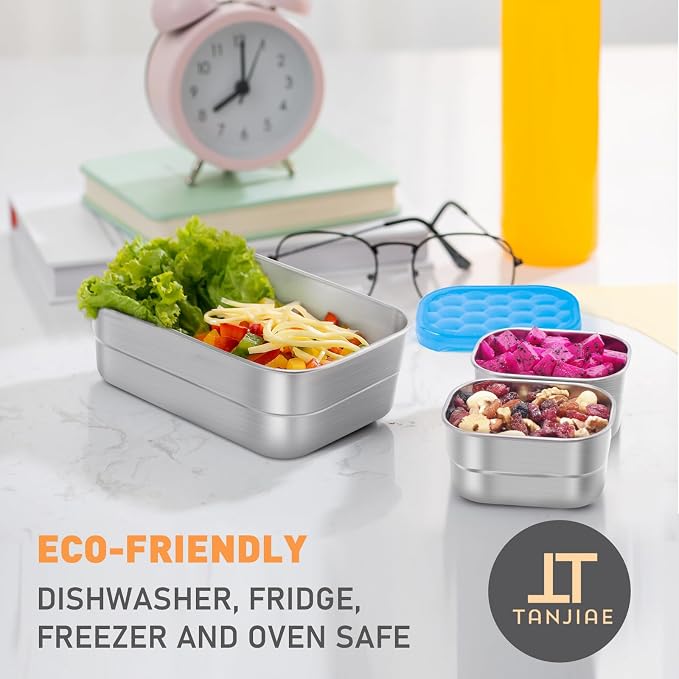 Small Stainless Steel Lunch Containers - Image 4