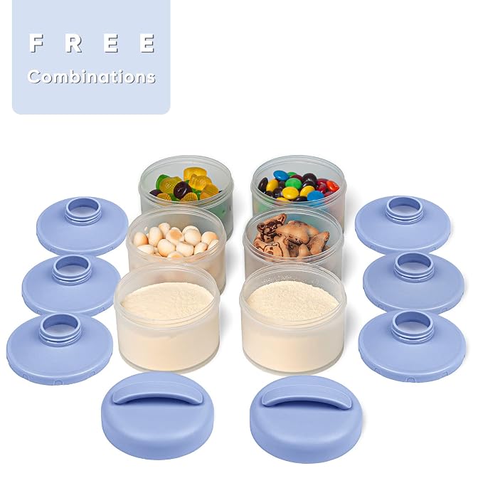 Termichy Stackable Formula Dispenser Portable Milk Powder Container, 2 Pack - Image 3