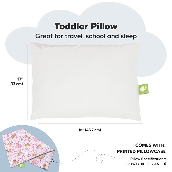 Toddler Pillow with Pillowcase - Image 3