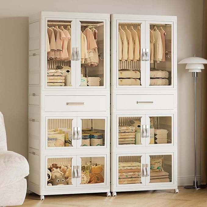Portable Kids Wardrobe Closet - Image 6