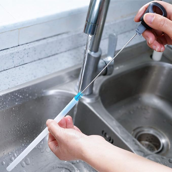 2-in-1 Bottle and Straw Cleaning Brush, Long Handle Water Bottle Cleaner Brush - Image 9