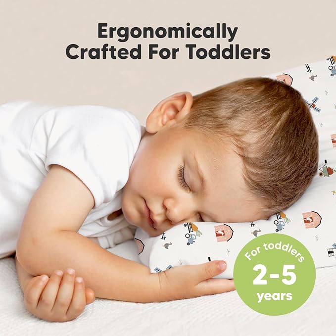 Toddler Pillow with Pillowcase - Image 2