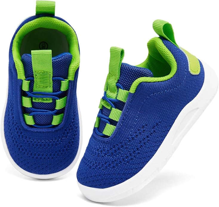 MORENDL Toddler Slip On Sneakers Baby Walking Shoes Non-Slip Breathable Unisex - Image 2