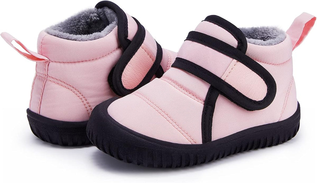 BMCiTYBM Toddler Baby Snow Boots Winter Shoes Boys Girls Cold Weather Baby Faux - Image 5