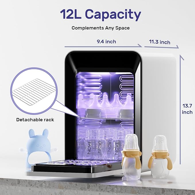 NCVI 12L UV-Light Baby Bottle Dryer Pro - Image 5