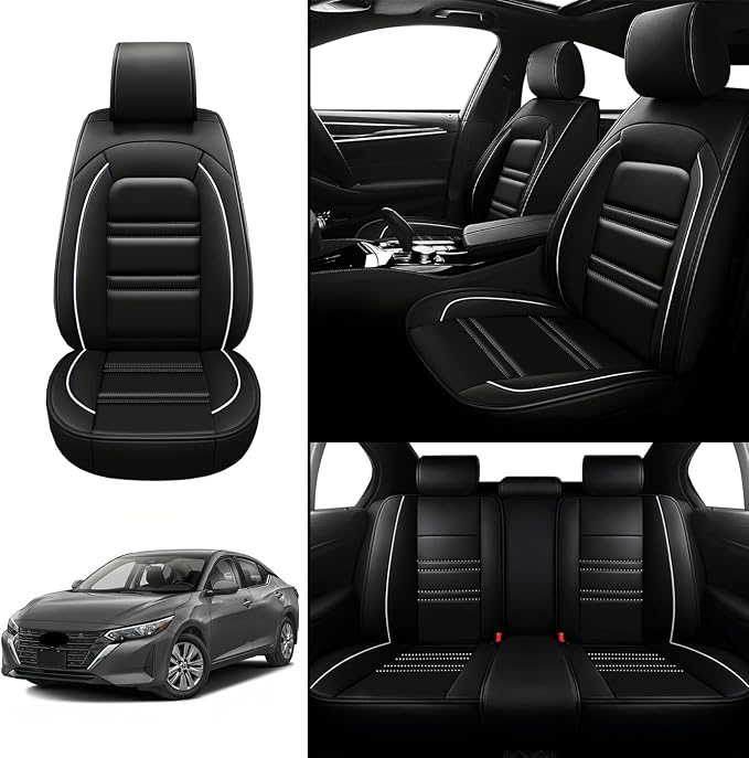 Seat Covers for Nissan Car sentra 2000-2025 | 5-Seats Leather Seat Covers - Image 2