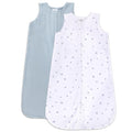 Ely's & Co. 100% Cotton Wearable Blanket Baby Sleep Bag Solid Dusty Blue and by ElysCo