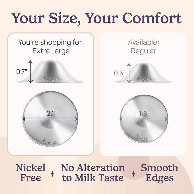 Silver Nipple Covers Breastfeeding: Pure 999 Silver Nipple Shield | Silver - Image 6