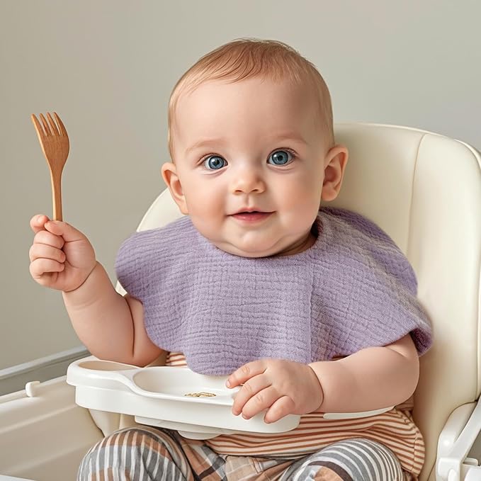 Baby Bibs Muslin Drool Teething Drooling Bibs - Image 2