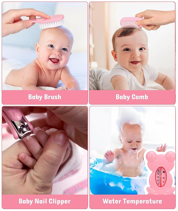 Baby Healthcare and Grooming Kit, Electric Safety Nail Trimmer Baby Nursery Kit - Image 5
