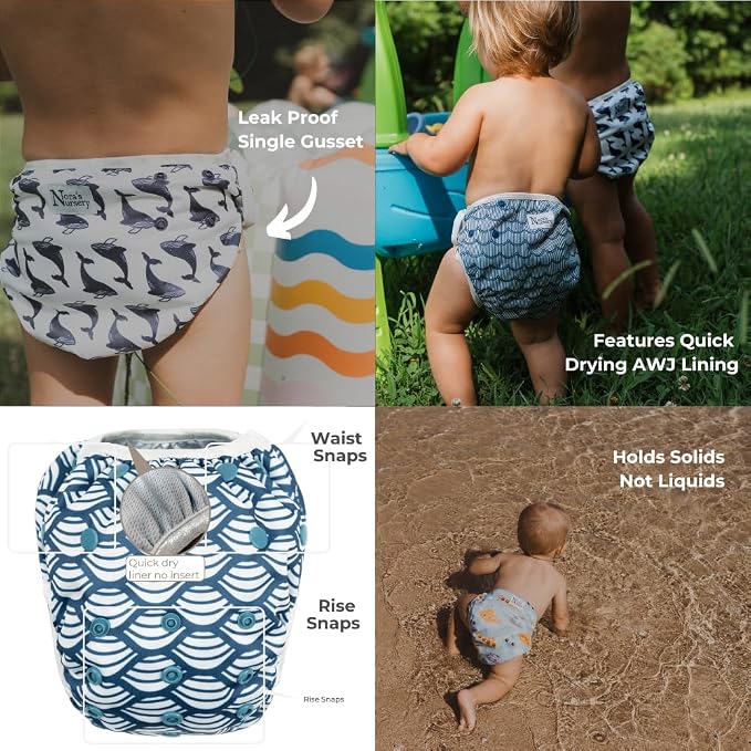 Nora's Nursery Reusable Swim Diapers and Wet Bag - Image 7