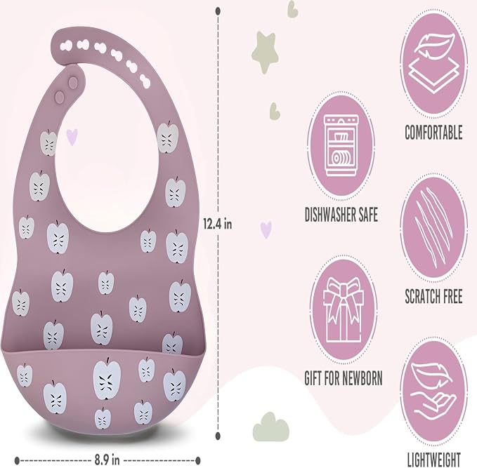 BPA-Free Silicone Baby Bibs - Image 3