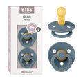 BIBS Pacifiers Colour Collection | Natural Rubber Baby Pacifier | Set of 2 by BIBS