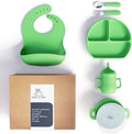 mimi & kiki BPA-Free Silicone Baby Feeding Set, Baby Plates and Bowls Set by mimi+%26+kiki