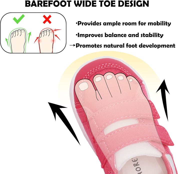 MORENDL Wide Toe Box Shoes Toddler Barefoot Shoes Baby Walking Shoe Boy Girl - Image 2