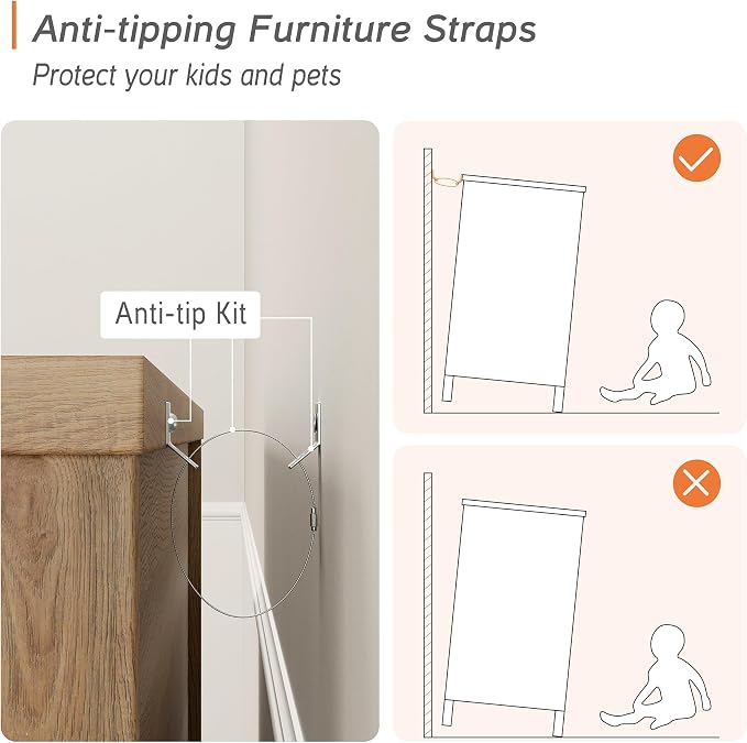 WAMPAT Kids Dresser for Bedroom - Image 6