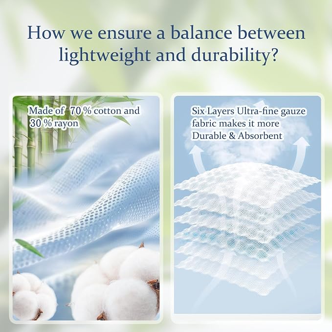 Muslin Swaddle Blankets for Baby Boys or Girls Breathable and Skin-Friendly 6 - Image 4