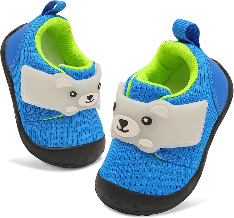 FEETCITY Baby Walking Shoes Wide Baby Shoes Boys Girls Infant Sneakers Crib by FEETCITY