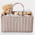 Blissful Diary Baby Diaper Caddy Organizer, Stylish Storage Basket by ForEveryBabysBetterLife