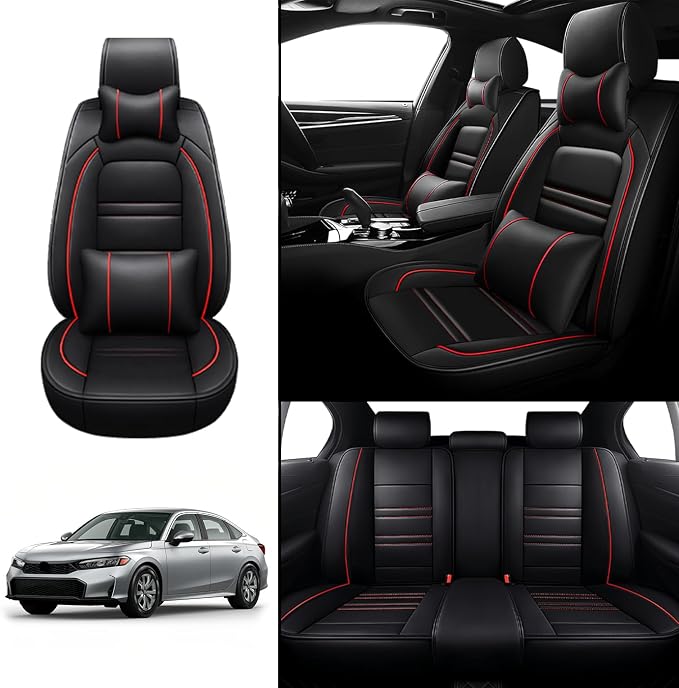 Car Seat Covers for Honda Civic 2001-2025 | 5-Seats Seat Covers, Waterproof - Image 2